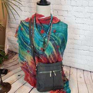 Black Bagallini Crossbody purse!  Great for TRAVEL